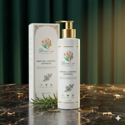 BloomCare Premium Rosemary Hair Cleanse – India’s Trusted Pure Ayurvedic Hair Fall Control