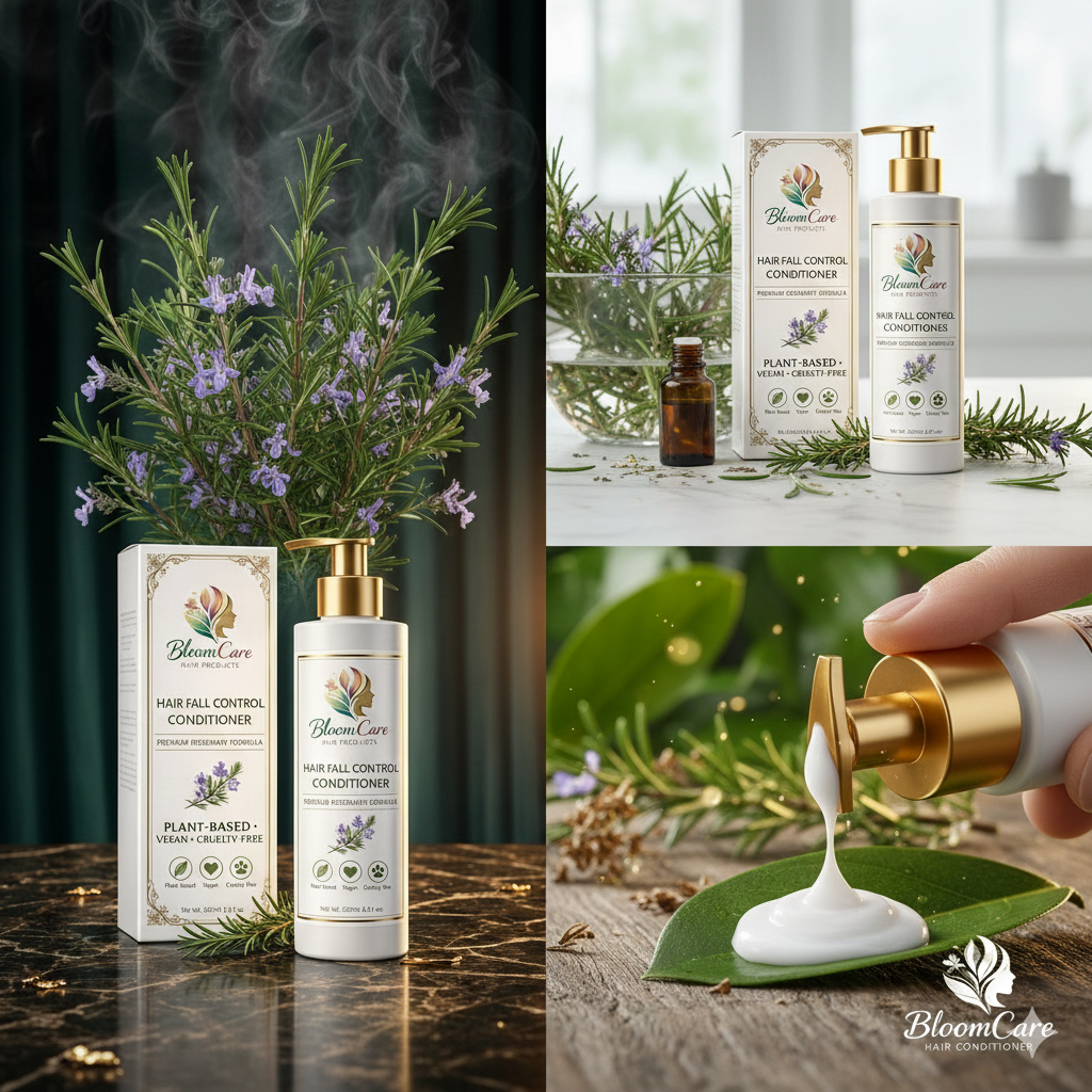 BloomCare Premium Rosemary Conditioner – India’s Trusted Pure Ayurvedic Hair Fall Care. - Image 7