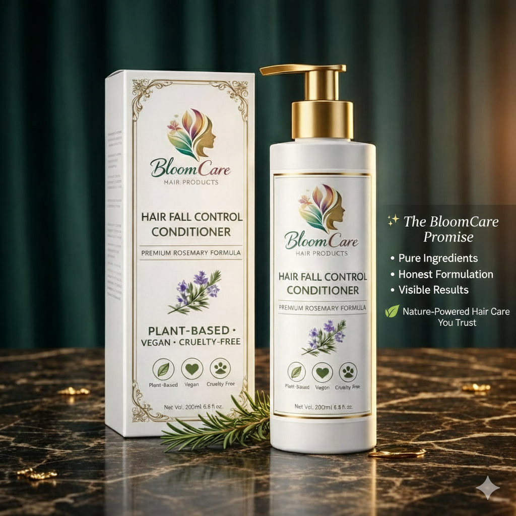 BloomCare Premium Rosemary Conditioner – India’s Trusted Pure Ayurvedic Hair Fall Care. - Image 11