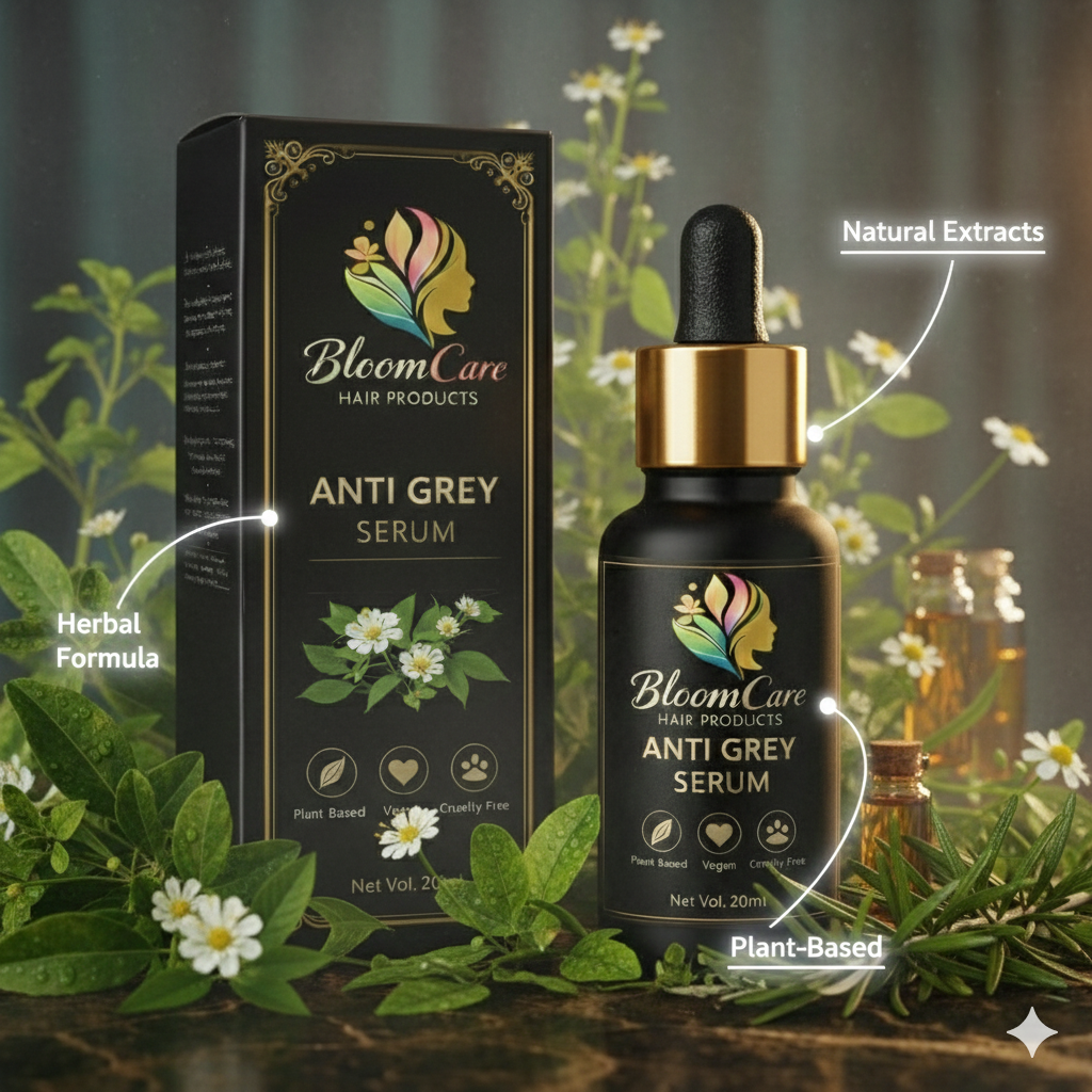 BloomCare Anti-Grey Hair Prime Serum for Premature Greying - Image 8